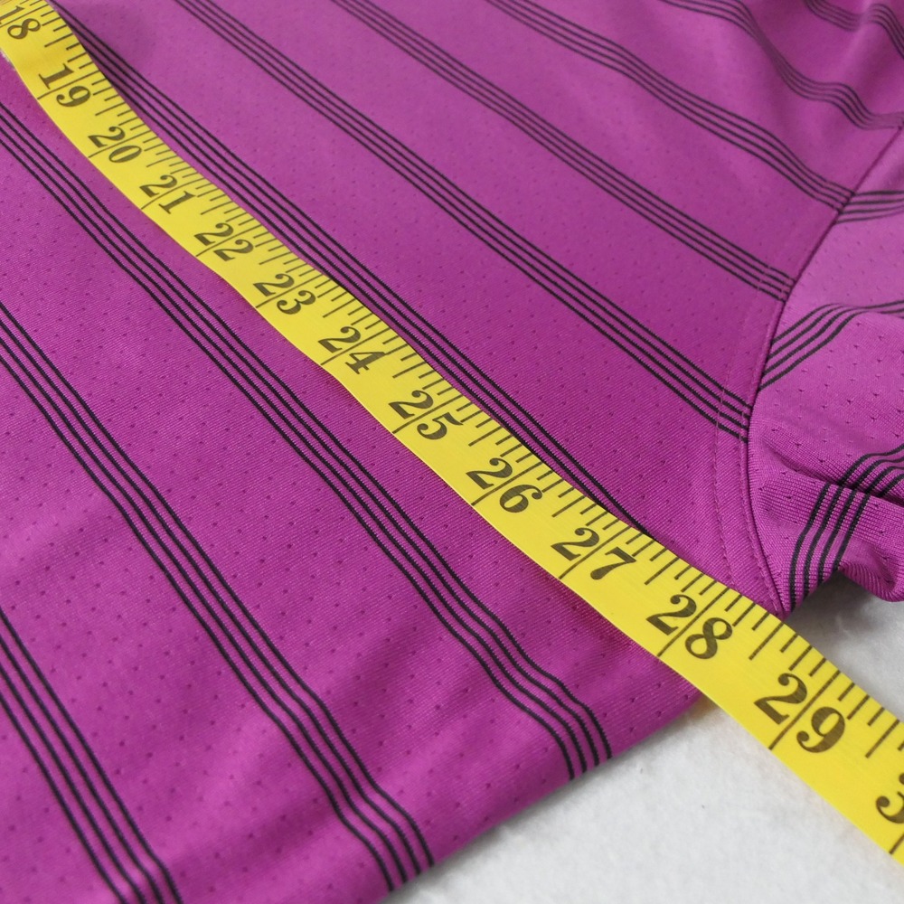 Callaway Mens Polo XXL Purple Striped Opti-Dri Gorpcore Athleisure Breathable - Picture 3 of 9